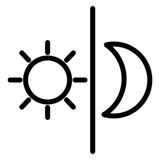 Night mode toggle icon